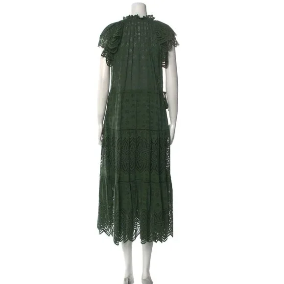 Ulla Johnson green tent dress w/ flutter sleeves, US size 8 - www.rajagirimanappuram.com Ulla Johnson green tent dress w/ flutter sleeves, US size 8 - www.rajagirimanappuram.com